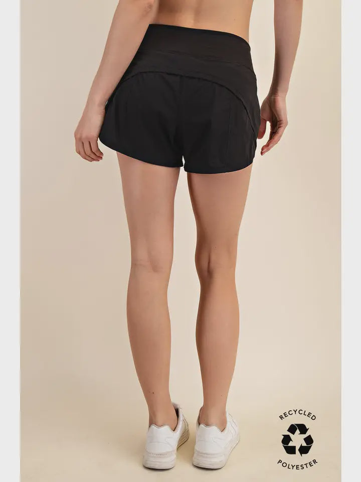 Stretch Woven 2 in 1 Active Shorts