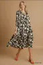 Black Mix Long Dress
