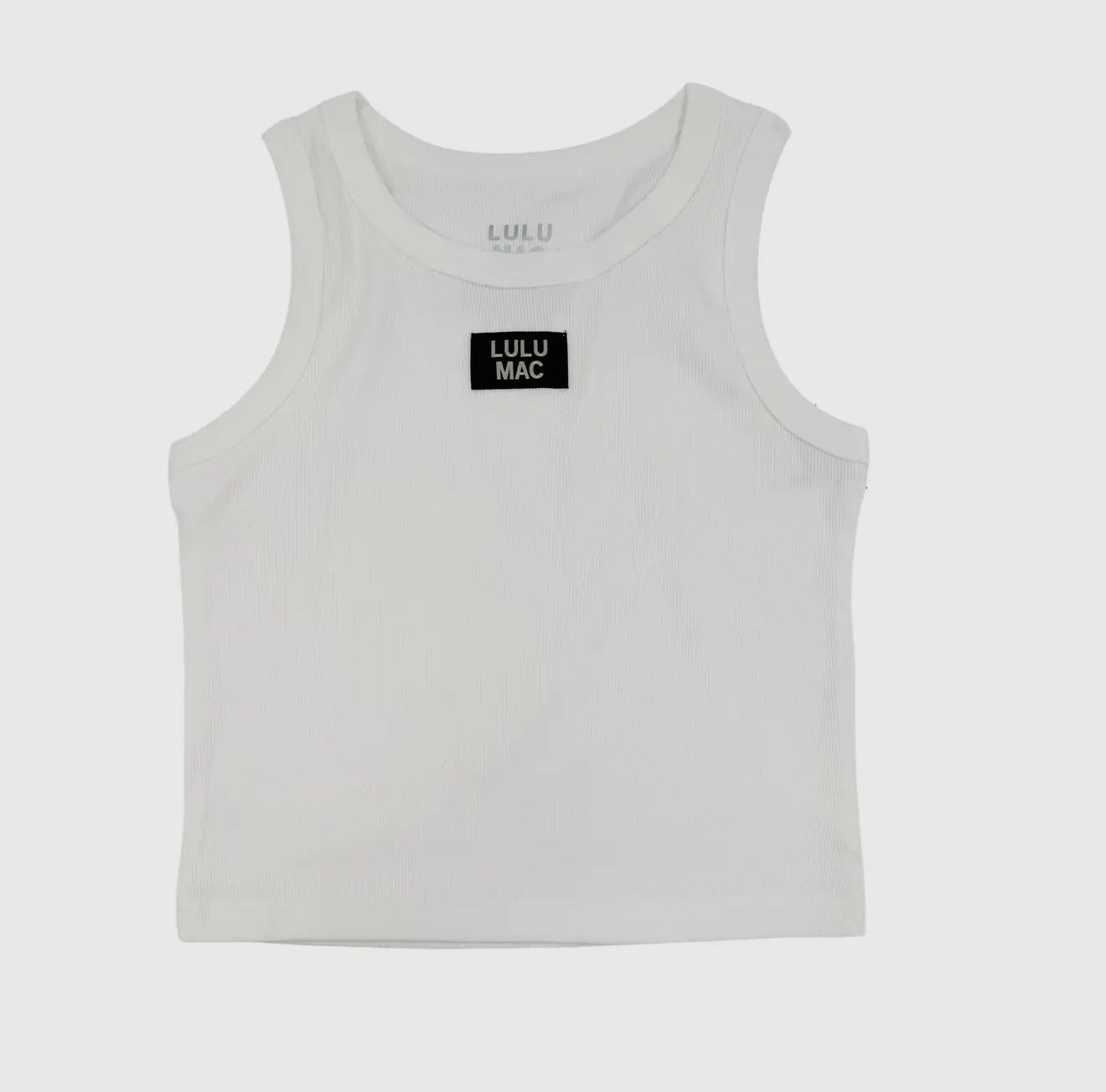 White Lulu Mac Tank