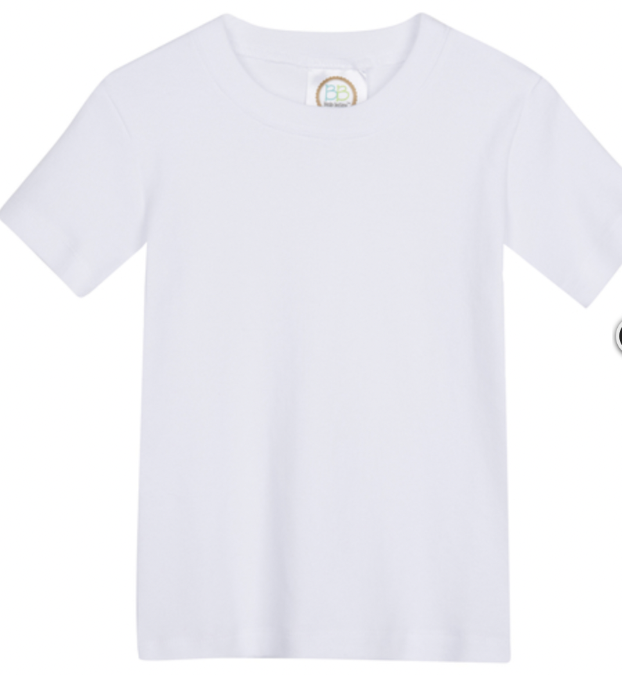 Boy's White Tee