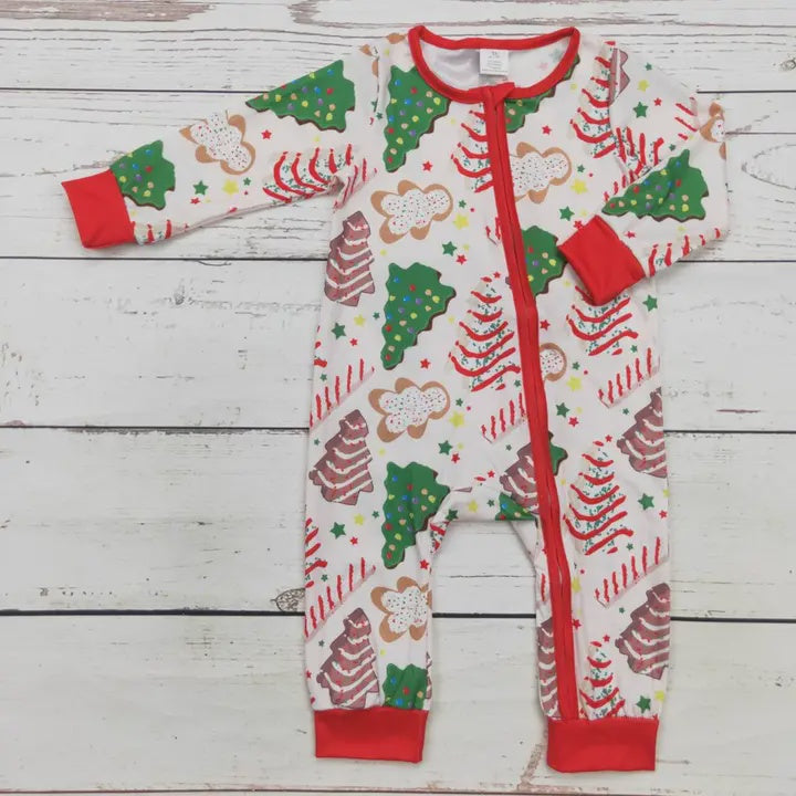 Girls Christmas Tree Cakes Sleeper