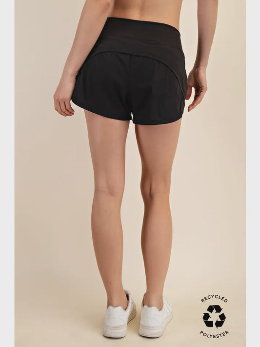 Stretch Woven 2 in 1 Active Shorts
