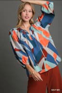 Wine Mix Abstract Top
