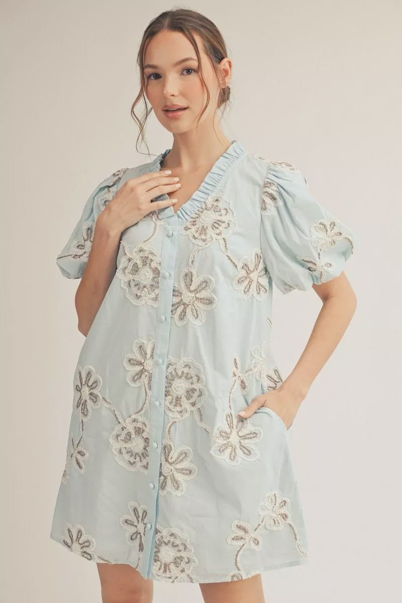 3D Floral Dress
