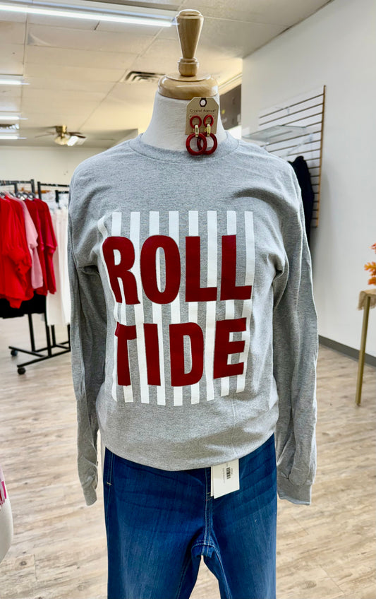 Al roll tide long sleeve tee