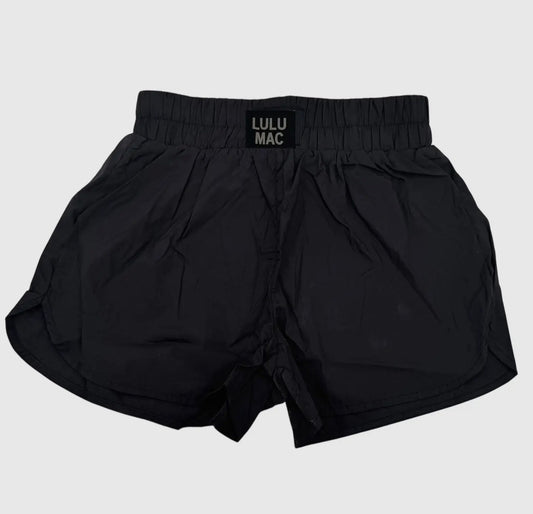 Black Lulu Mac Shorts