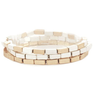 Kat Gold/Silver Bar Bracelet