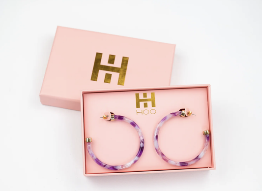 Orchid Lei Hoops