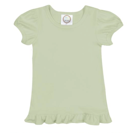Sage Ruffle Tee