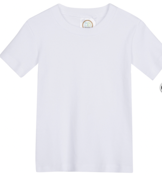 Boy's White Tee