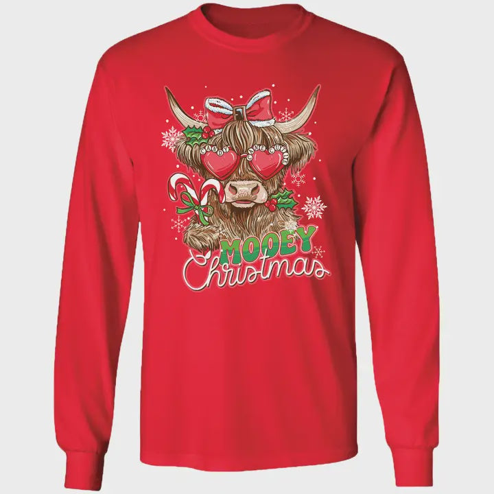 2777 Mooey Christmas Highland-Red