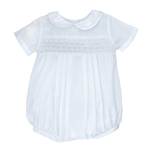 Blue Smocked romper