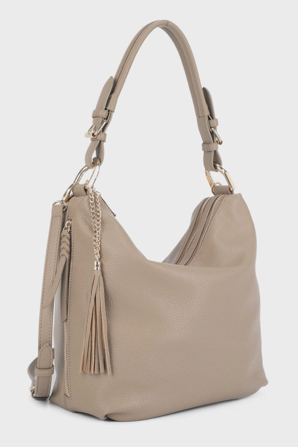 Sammie Double Zip Hobo Bag by amanda