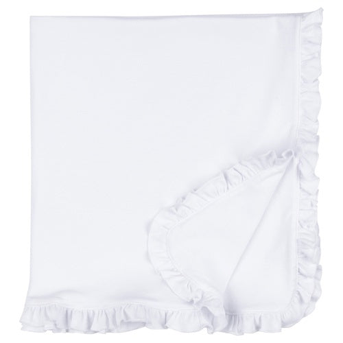 Baby Cotton Ruffle  Swaddle Blanket